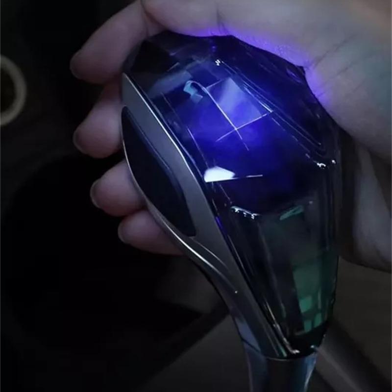 Car decoration Crystal Handle Gear Shift Knob with LED For Toyota Universal Accessories 5