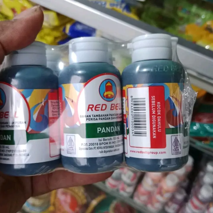 Pasta Merah Red Bell 55 ML - 6 Pcs Perasa dan Pewarna Makanan - Baking 0