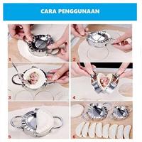 Gambar Cetakan pastel pangsit Pembuat pangsit alat Dumpling cetakan gyoza Cetakan pangsit stainless steel - Steel dari appelhouse.s Kota Cirebon 4 Tokopedia