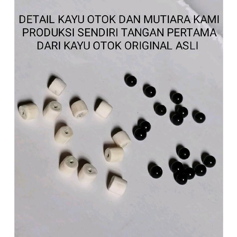 GELANG OTOK BAYI ATAU GELANG SAWAN BAYI MUTIARA WARNA OREN 4
