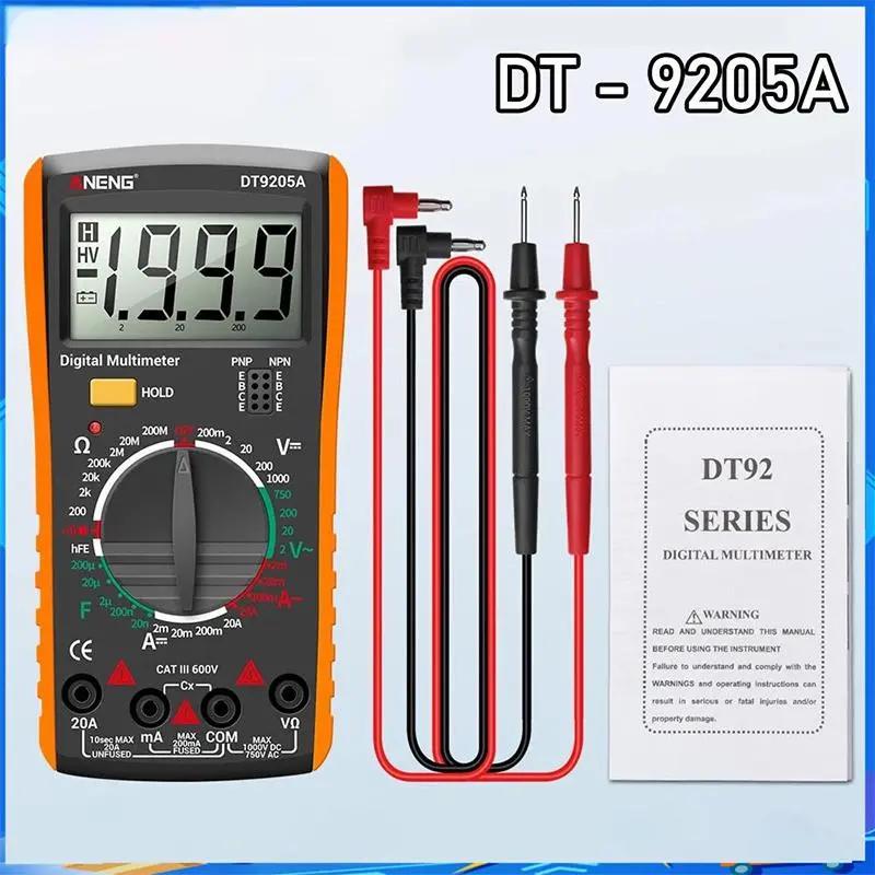 Dt9205a Kỹ Thuật Số Vạn Năng 1999 Đếm RMS Cầm Tay DC Hiện Tại Tester Độ Chính…