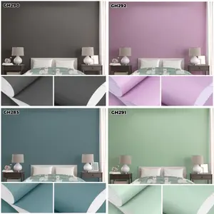 Wallpaper Stiker Dinding Premium Motif Polos WallStiker Dinding Kamar Tidur ukuran 45cm x 8m-UNIK BANDUNG