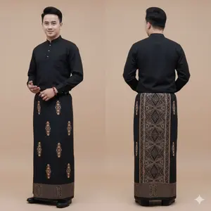 SARUNG INSTAN DEWASA SANTRI COWOK CEWEK MOTIF SARWON KARET PINGGANG