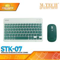 Gambar M-TECH STK-07 Dark Green Wireless - Office Keyboard & Mouse Wireless dari Techno Computer Bali Kota Denpasar 1 Tokopedia