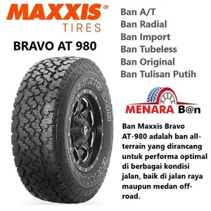 Ban Maxxis Bravo AT 980 275/65 R18 Buatan Thailand