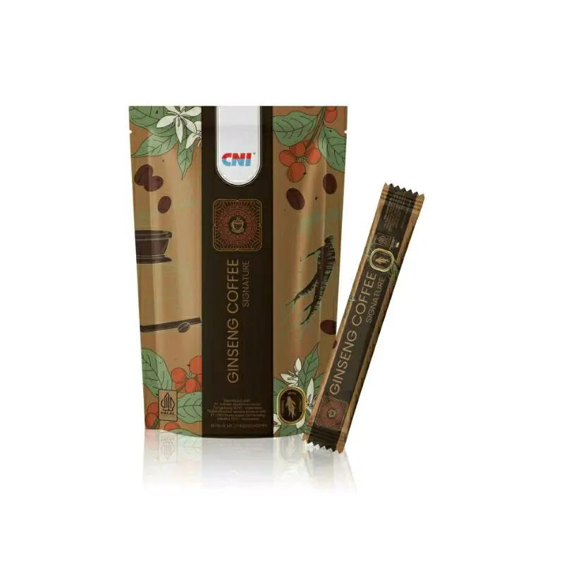 CNI Ginseng Coffee dan Signature Kopi Ginseng Penambah Stamina Aman di Lambung (10/20sachet) Robusta 5