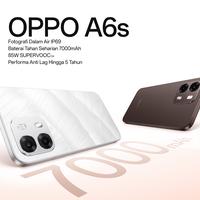 Gambar OPPO A6s 8/128 8/256 - IP69 Water Dust Resistance HP Android Handphone Official Store terbaru 2026 - A6s 8/128GB White, Full Set bawaan dari Aurora Mall Phone Kota Administrasi Jakarta Utara 5 Tokopedia