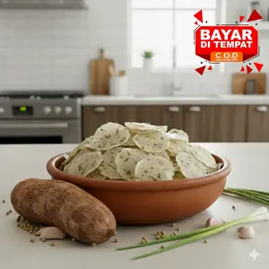 Kicimpring Singkong Mentah Ketumbar Khas Bandung Gurih dan Renyah Camilan Kering Organik Halal 1kg 500gr 250gr Snacks Makanan Keripik Pedas Food Kripik Opak Singkong Manis Asin enak