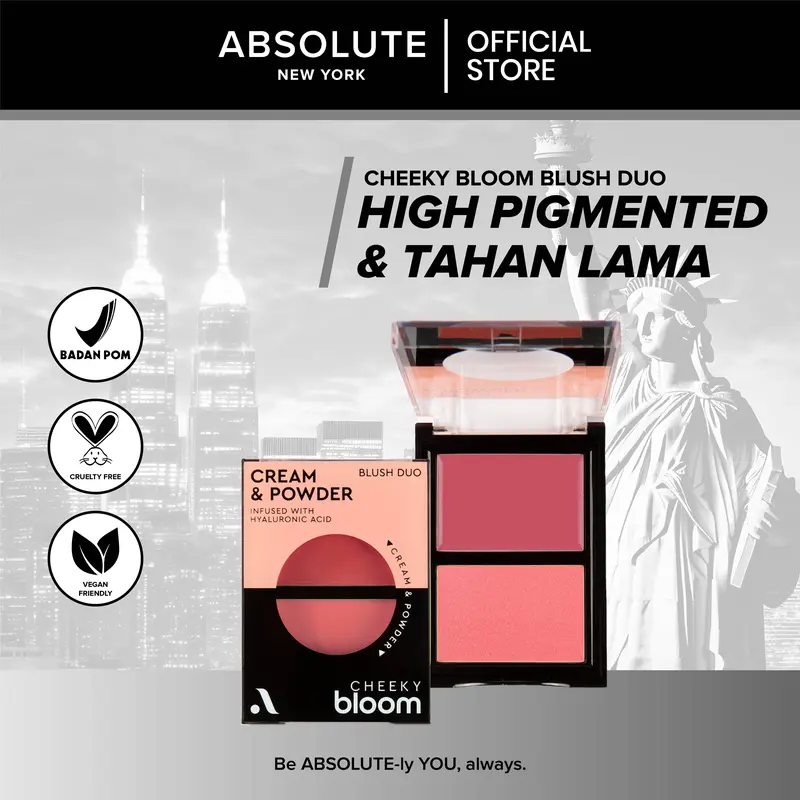 Absolute New York Cheeky Bloom Blush Duo 0