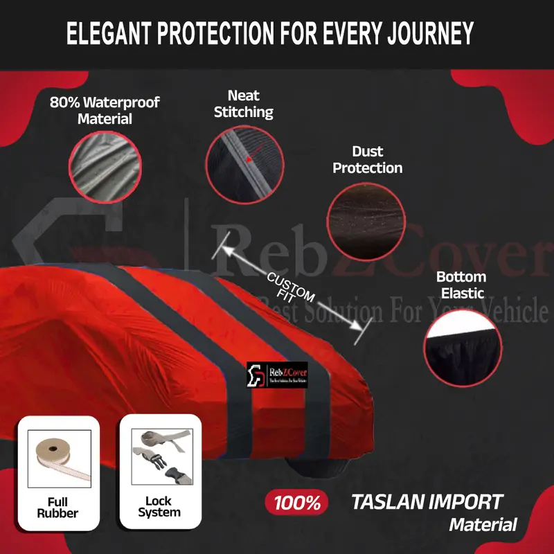 Premium Cover Sarung Mobil Kijang Kotak Long Kijang Kotak Short Kijang LGX Kijang LSX Kijang SSX Kijang Krista Outdoor Terbaik | High Quality Aksesoris Car Karet 1