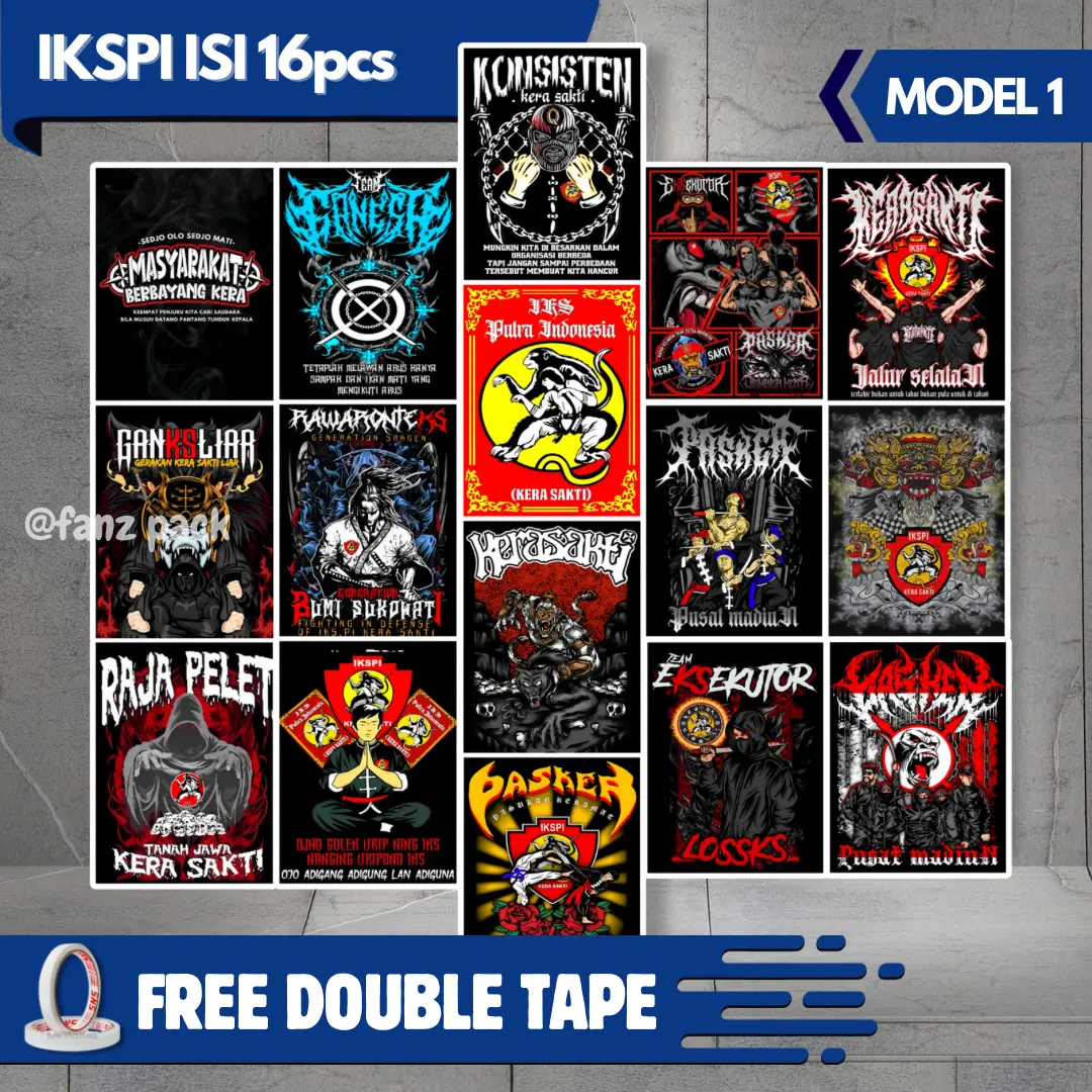 POSTER DINDING IKSPI KERA SAKTI ISI 16pcs UK A5 |POSTER KAMAR AESTHETIC, POSTER PERGURUAN,  HIASAN DINDING