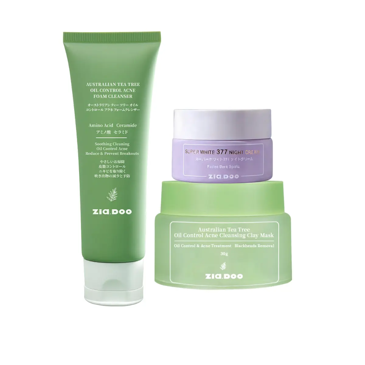 Cleanser 80g+Mudmask 30g+377 NIGHT CREAM 20g