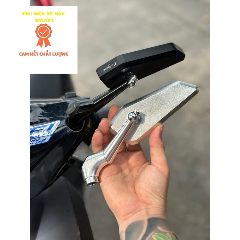 Gương Kính Rizoma 744 Chân Ngắn Chính Hãng Nhôm Cao Cấp