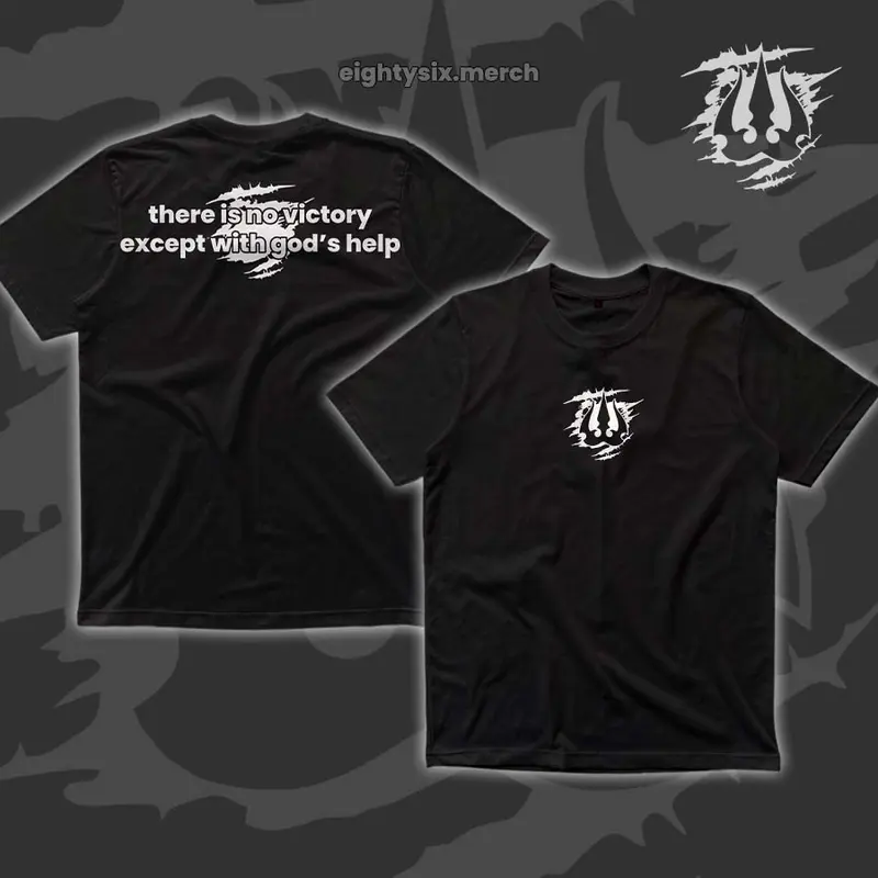 Tshirt Simply Trident There Is No Victory Except With God's Help | Kaos Pagar Nusa | EightySix Merch 0