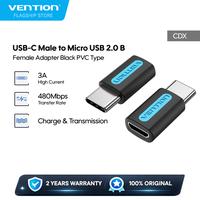 Gambar Vention USB C Male to Micro USB B 2.0 Female Adapter 3A 480Mbps - CDX dari Vention Flagship Kota Administrasi Jakarta Utara 1 Tokopedia