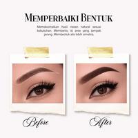 Gambar ICVC Eyebrow Kit - Solusi Alis Presisi dengan 10 Model Cetakan Variatif - Eyebrow Powder #01 dari ICVC Kota Tangerang 2 Tokopedia