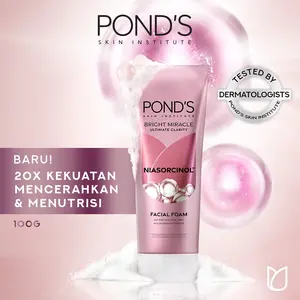 Ponds Bright Beauty Serum Facial Wash 100G - Sabun Muka, Facial Foam, Sabun Cuci Muka