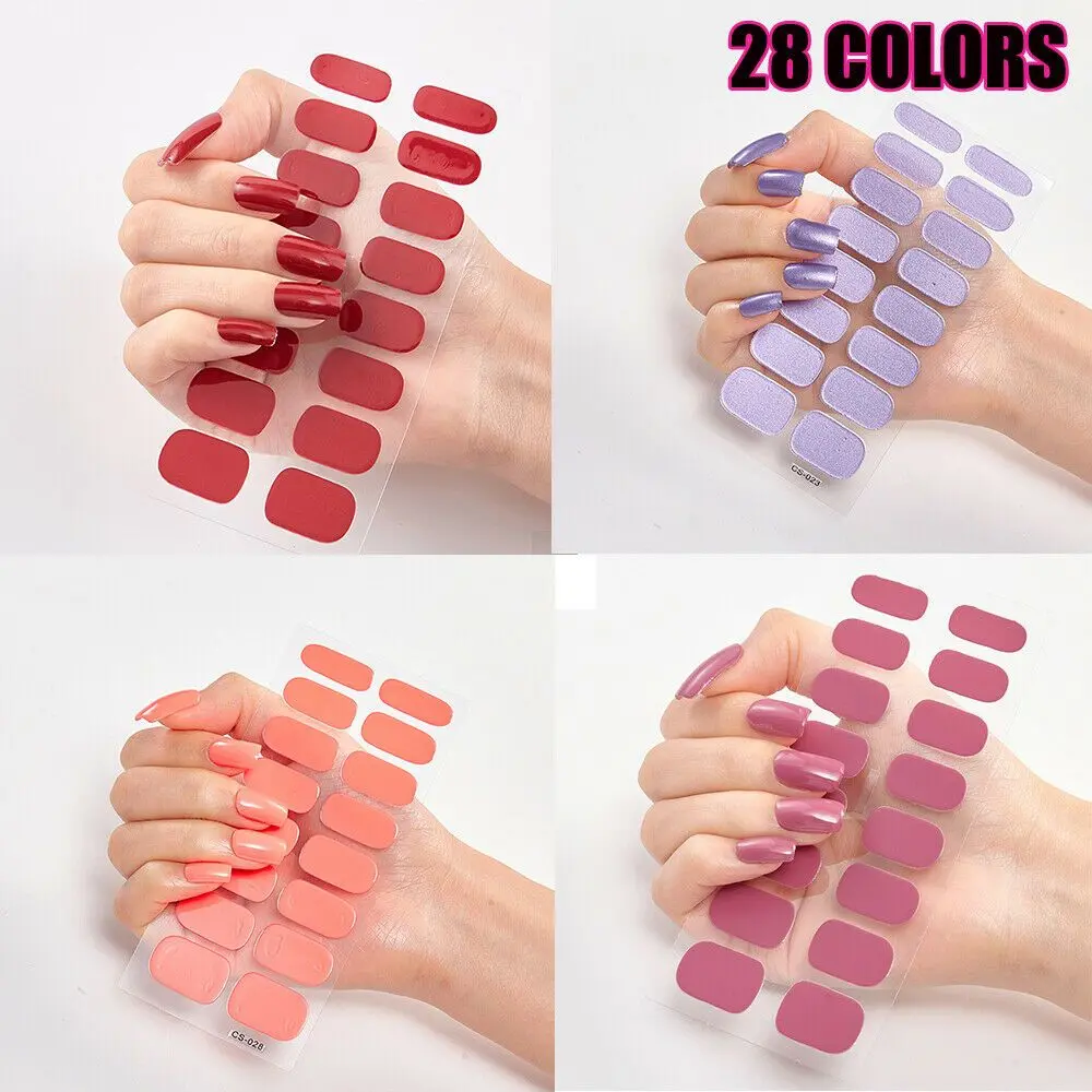 Adhesive Manicure Tips Nail Slider Art Nail Polish Stickers Nail Art Stickers Nail Decoration Nail Patch