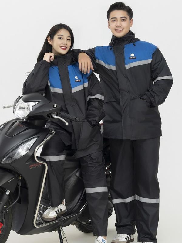 Bộ Quần Áo Đi Mưa 2 Lớp Cao Cấp Sơn Thủy Chống Thấm Tuyệt Đối K28