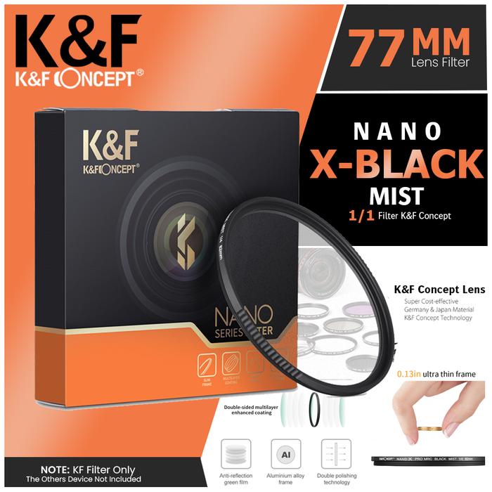 Gambar KNF Concept 77mm Lens Filter Nano-X Black Mist 1/1 Filter K&F Concept dari MACRO.id Kota Administrasi Jakarta Barat Tokopedia