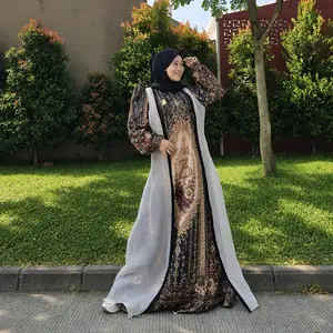 Laquel Gamis dress wanita mewah Exlusive pattern by ZAMAR PROJECT