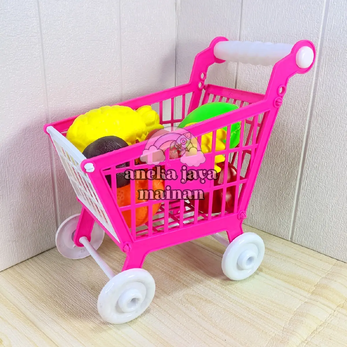Mainan Anak Troli Belanja Buah Buahan Mainan Anak Perempuan Mainan Edukasi Anak