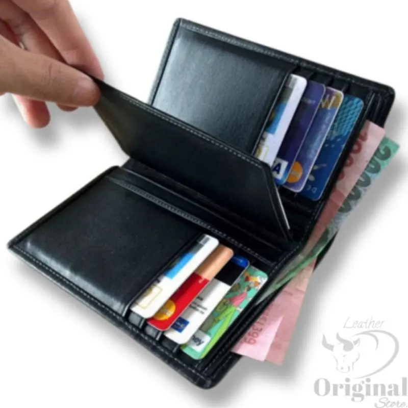 Dompet Kulit Pria 100% ORIGINAL Kulit Asli Model 3/4 1