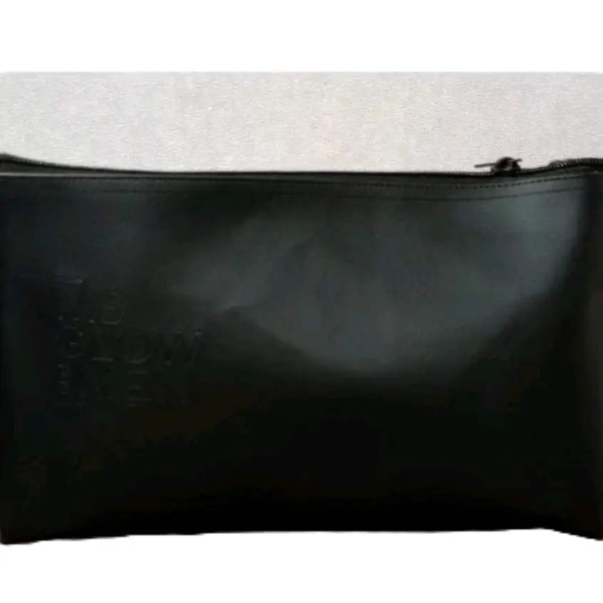 Pouch Hitam Kanvas Pouch Wanita Tas Rias