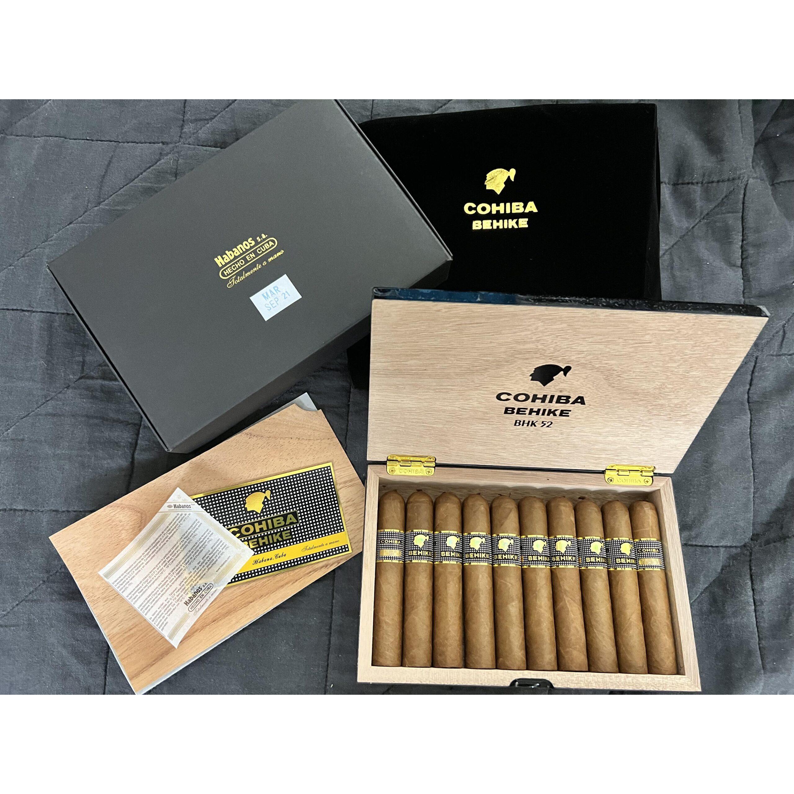 COHIBA BEHIKE 52 (BOX OF 10) / BEHIKE 52 / BHK 52