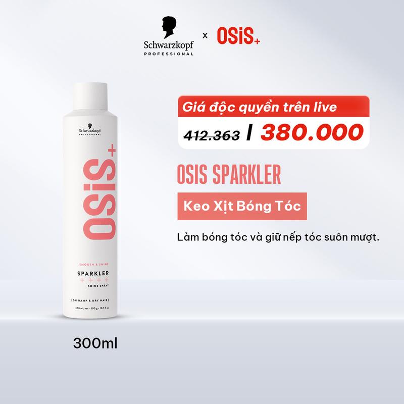 Keo Xịt Bóng Tóc OSiS+ SPARKLER 300ml
