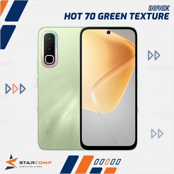 Gambar INFINIX HOT 70 8/128 GB 6.78" IPS HD+ 120Hz 50MP 6000mAh - Green dari Starcomp Semarang Kota Semarang 3 Tokopedia