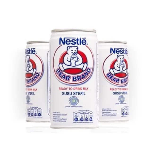 NESTE, BEAR BRAND, 1 CAN x 189mL - Ready To Drink Milk - Susu Steril (SG)