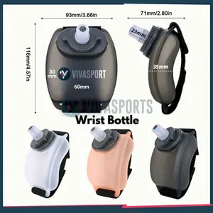 VIVASPORTS - Premium Sport Running Wrist Bottle / Botol Minum Tangan / Jogging Sepeda Portable Waist