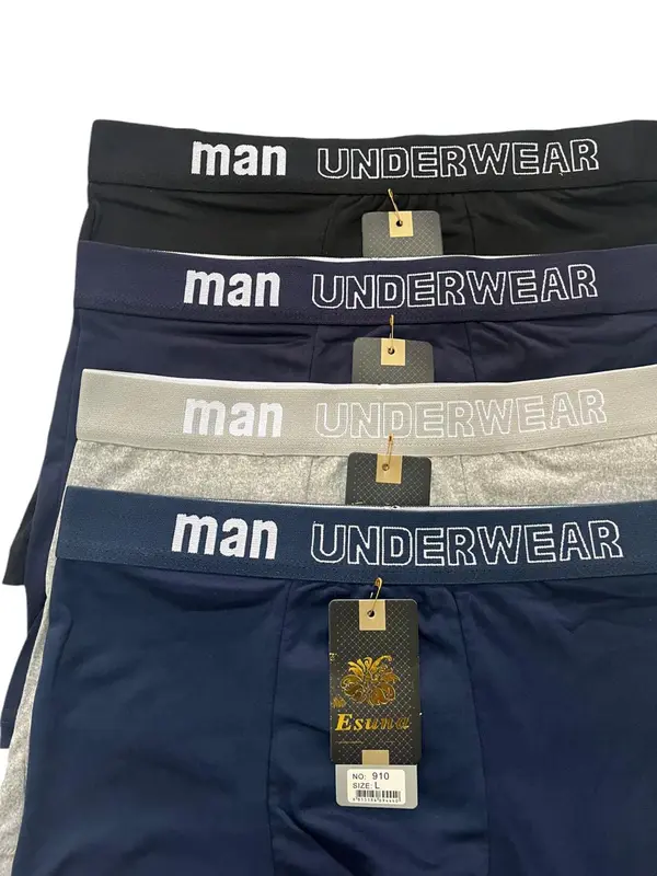 Boxer Pria Katun Laki-Laki Kotak 3-6pcs Motif Cowok Pendek Remaja Dewasa 3