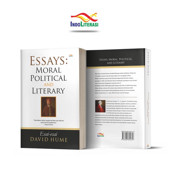 Gambar Buku Essays: Moral Political and Literary Original: Oleh David Hume dari Penerbit Indoliterasi Kab. Bantul Tokopedia
