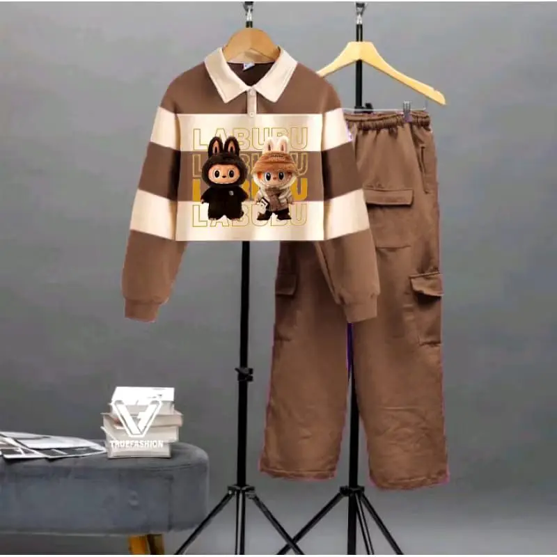 setelan sweater labuubuu anak perempuan viral terbaru Pakaian Fashion