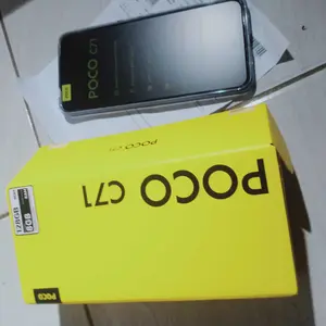 POCO C71 (4+4GB/128GB) Performa Cadas | Layar Cadas 6.88" 120Hz | Baterai Cadas 5200mAh | Expansi RAM hingga 8GB dan storage 128GB | 15W Pengisian daya Cadas [Official Store]