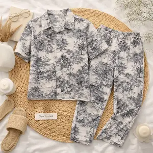 Pajamas piyama anak set rayon usia 6-12 tahun unisex MOTIVE ART