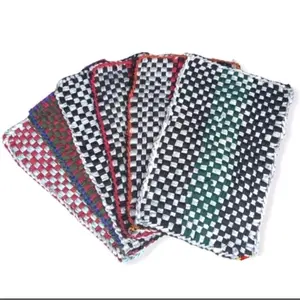 KESET TENUN RAJUT KESET ANYAM RAJUT MURAH ANTI SLIP 55X35 CM