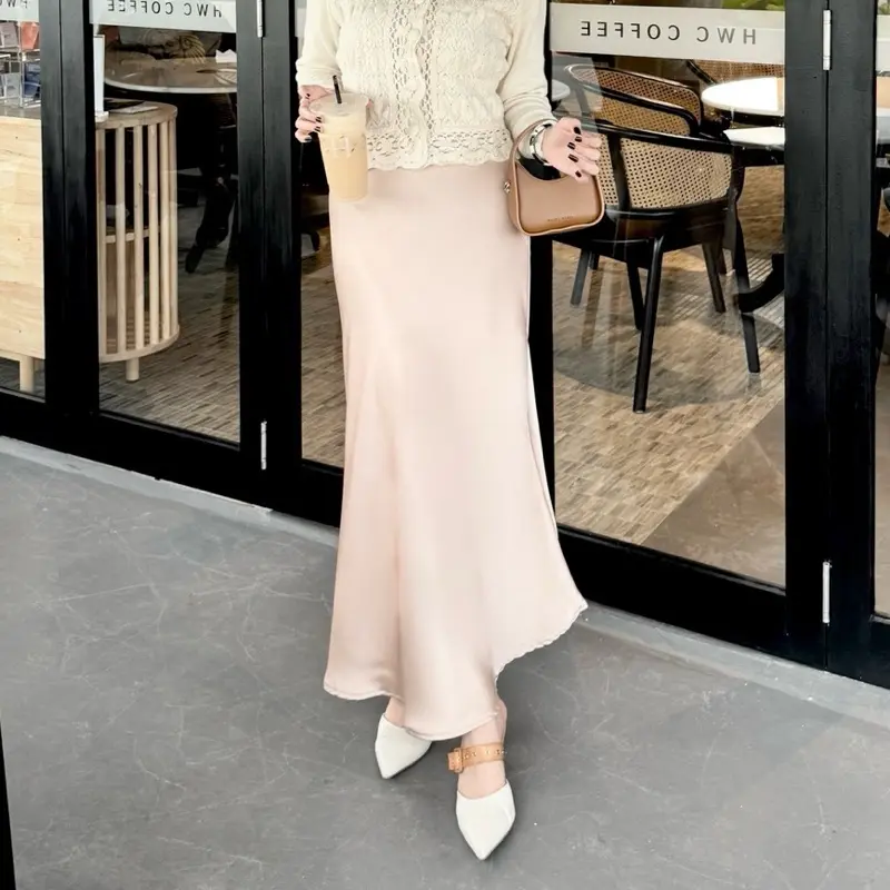 Length 38'] Hi, Bonie Premium Mermaid Satin Flowy