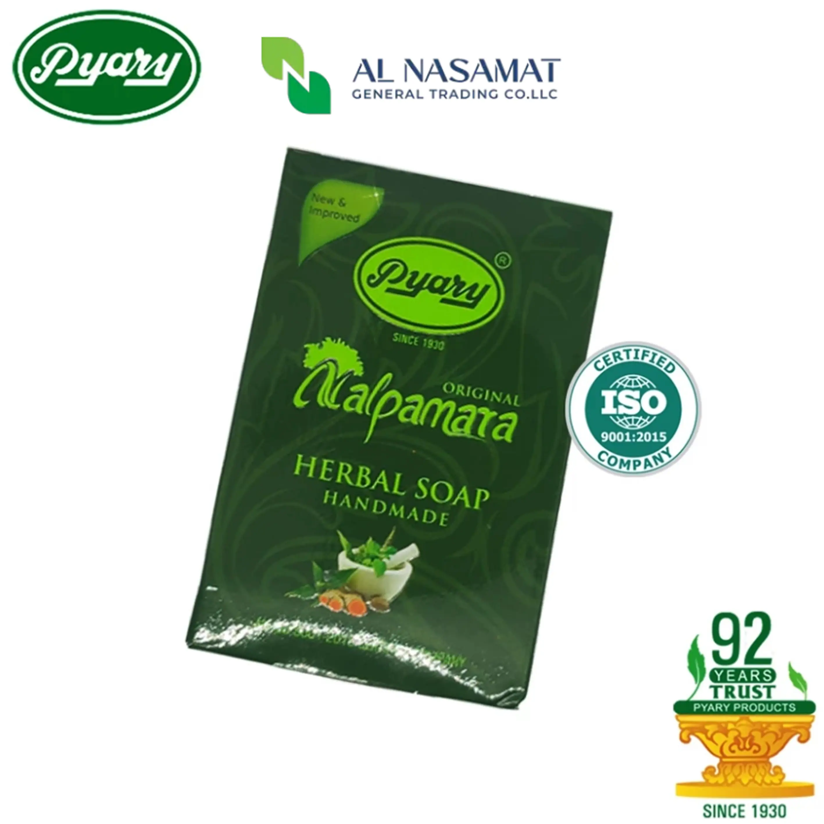 Sabun Pyari Nalpamara Dubai 1pcs Original ISO 9001:2015 Creatifed Sabun Herbal