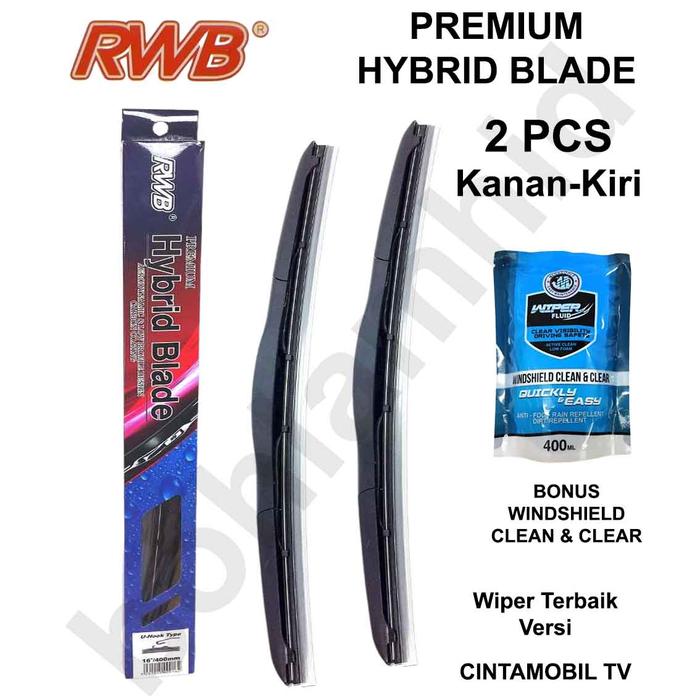 Gambar WIPER RWB HYBRID CX7 2Pcs (kn-kr) BEST WIPER TECHNOLOGY dari bohlamhid Kota Tangerang Tokopedia