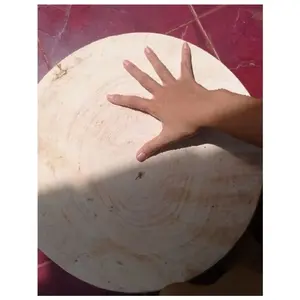 Talenan Kayu terbaik dengan diameter 45 cm dan ketebalan 7-8 cm