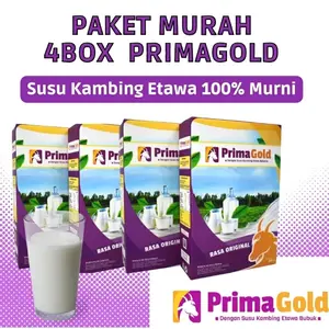 Promo 4 Box Susu Kambing Etawa PrimaGold Original 100%