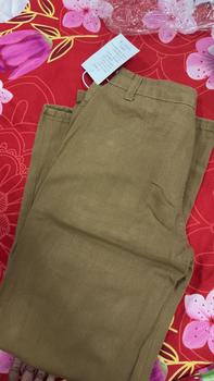 Product Review of HAZO JEANS-Cargo Jeans Khaki baru versi Highwaist Loose Celana Jeans Wanita Korea Muda Panjang Retro Straight from N** S**n 0