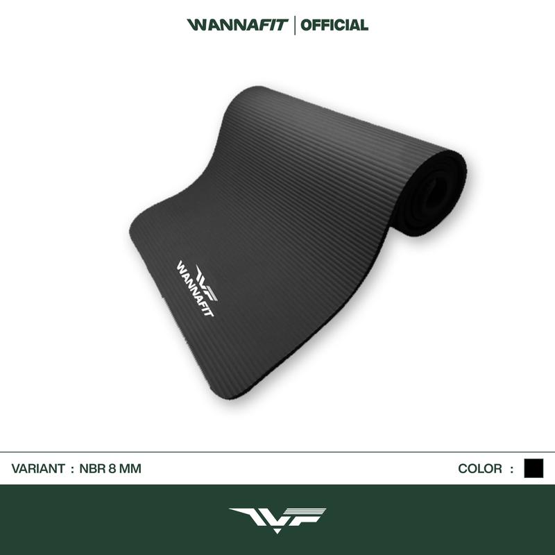 WANNAFIT Matras Yoga All Variant | NBR 8mm & TPE 6mm | Alat Olahraga Rumah 5