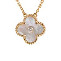 Gambar Clover Holiday Mop Diamond 18K Gold Necklace - Diamond Jewelry - 298KBD9000LS dari Diamond Jewelry Kota Administrasi Jakarta Utara 4 Tokopedia