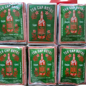 Teh Seduh Cap Botol Hijau Melati isi 10pcs  Tea