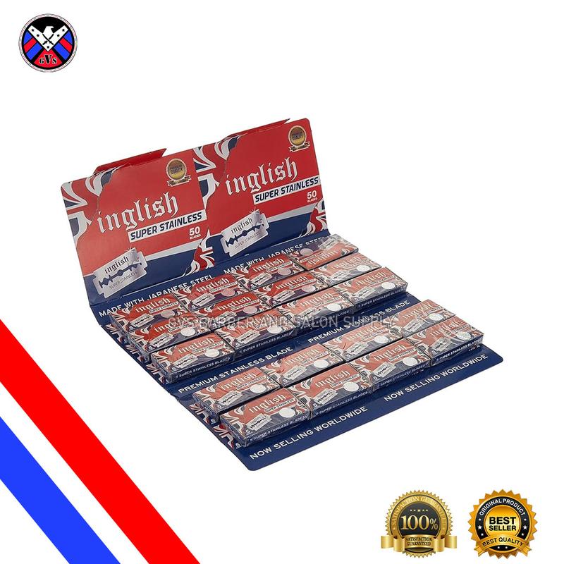 Inglish Super Stainless Steel Double Edge Shaving Razors Blades ...