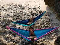 Gambar Ticket To The Moon Original Hammock Aqua/Pink Camping Outdoor Portable Ayunan dari Ticket To The Moon Kab. Badung 2 Tokopedia